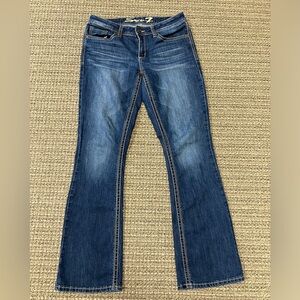Seven7 Blue Boot Cut Jeans Classic Style